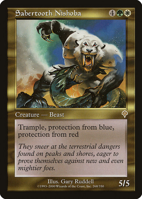 Sabertooth Nishoba (INV) (Foil) (#268)