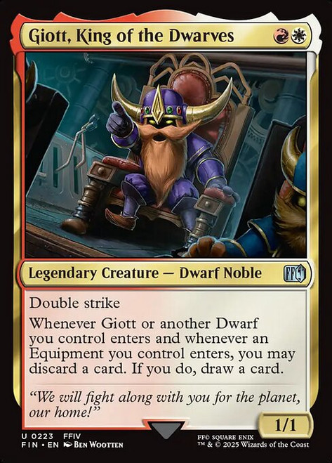Giott, King of the Dwarves (FIN) (Foil) (#223)