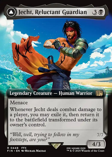 Jecht, Reluctant Guardian // Braska's Final Aeon (FIN) (Extended Art) (#448)