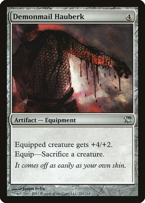Demonmail Hauberk (ISD) (Foil) (#221)