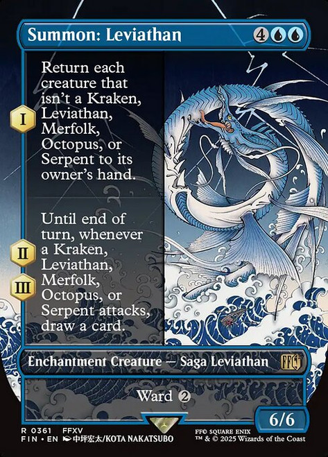 Summon: Leviathan (FIN) (Borderless) (#361) Summon: Leviathan (FIN) (Borderless) (#361)