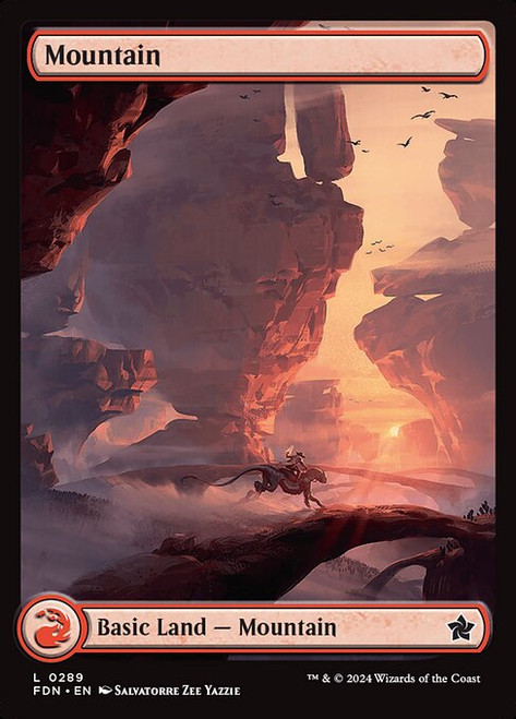 Mountain (FDN) (Foil) (Full Art) (#289)