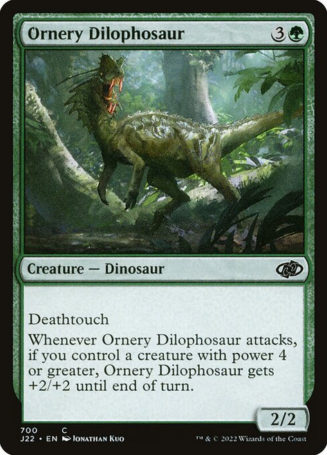Ornery Dilophosaur (J22) (#700)