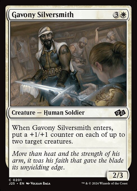 Gavony Silversmith (J25) (#201)