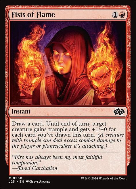 Fists of Flame (J25) (#550)