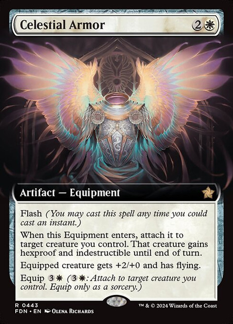 Celestial Armor (FDN) (Extended Art) (#443)