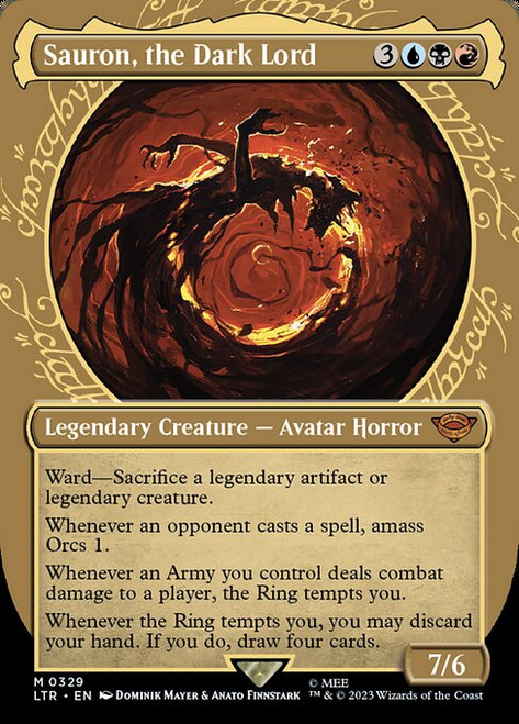 Sauron, the Dark Lord (LTR) (Showcase) (#329) Sauron, the Dark Lord (LTR) (Showcase) (#329)