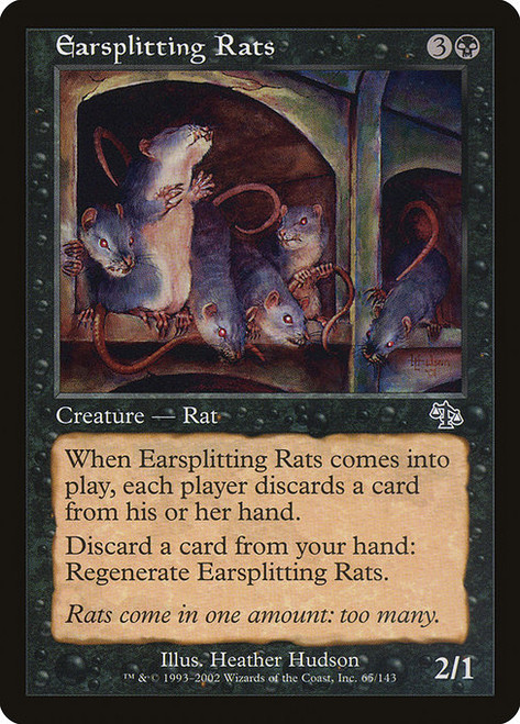 Earsplitting Rats (JUD) (Foil) (#65)