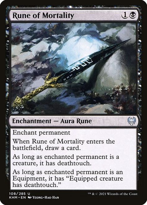 Rune of Mortality (KHM) (Foil) (#108)