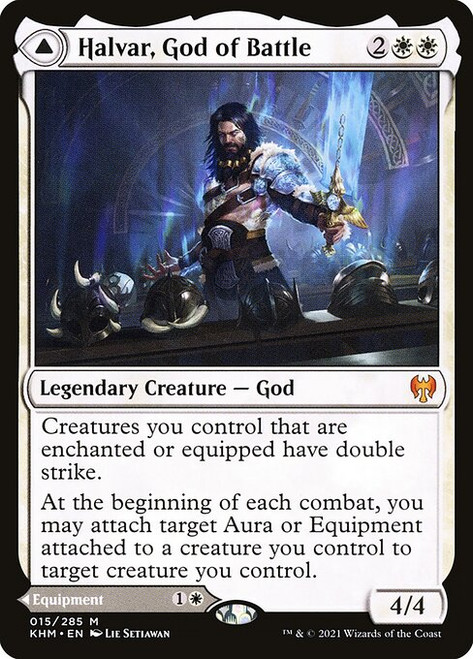Halvar, God of Battle // Sword of the Realms (KHM) (Foil) (#15)