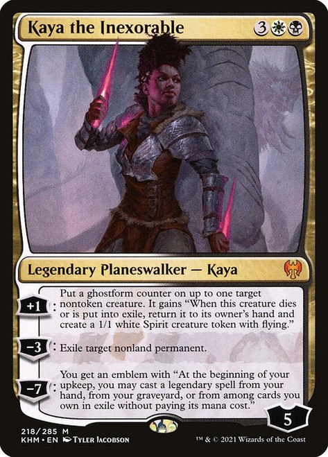 Kaya the Inexorable (KHM) (Foil) (#218)
