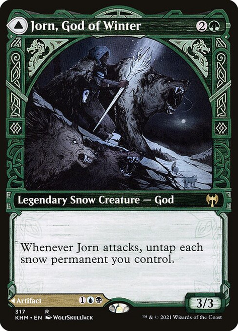 Jorn, God of Winter // Kaldring, the Rimestaff (KHM) (Foil) (Showcase) (#317)