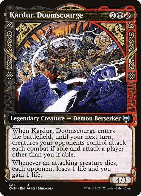 Kardur, Doomscourge (KHM) (Foil) (Showcase) (#324)
