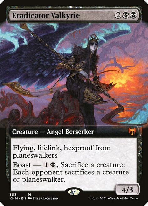 Eradicator Valkyrie (KHM) (Foil) (Extended Art) (#353)