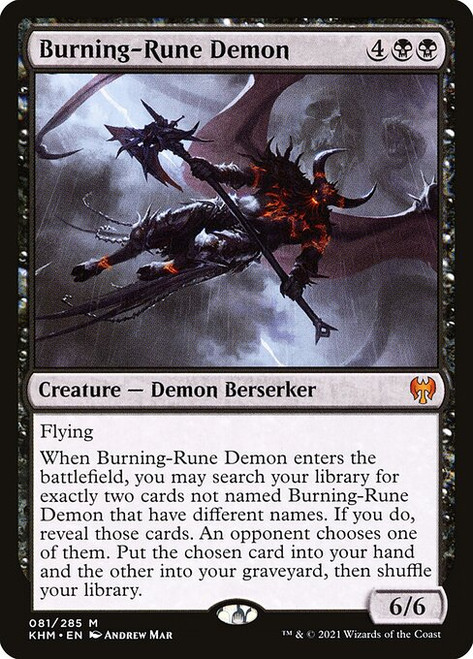 Burning-Rune Demon (KHM) (Foil) (#81)