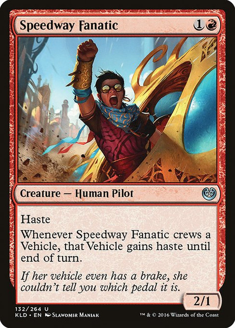 Speedway Fanatic (KLD) (Foil) (#132)