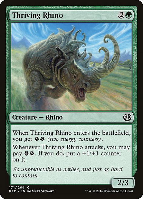 Thriving Rhino (KLD) (Foil) (#171)
