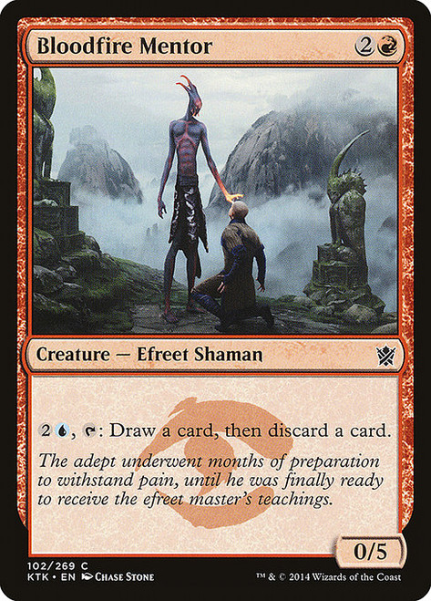 Bloodfire Mentor (KTK) (Foil) (#102)