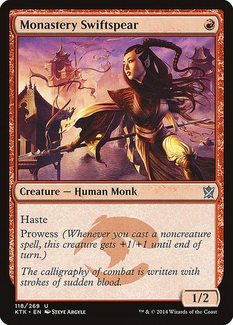 Monastery Swiftspear (KTK) (Foil) (#118)