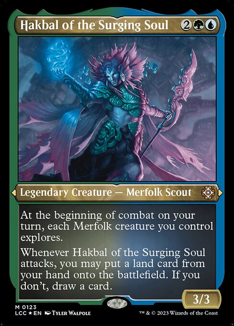 Hakbal of the Surging Soul (LCC) (FoilEtched) (#123)
