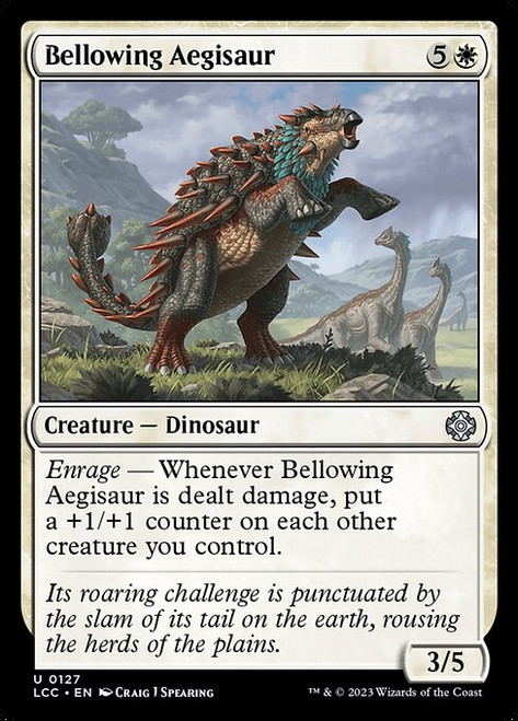 Bellowing Aegisaur (LCC) (#127)