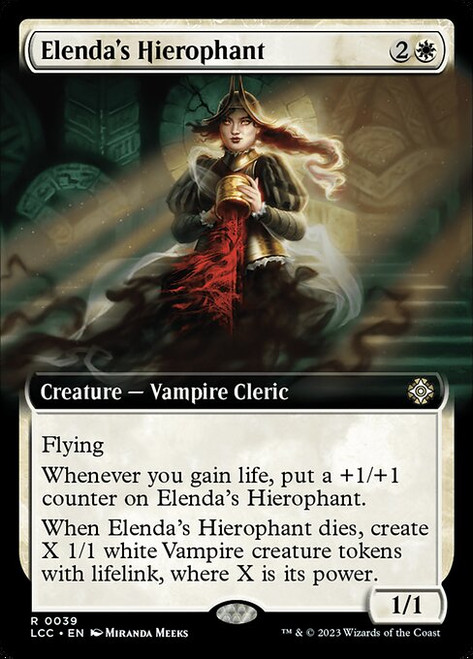 Elenda's Hierophant (LCC) (Extended Art) (#39)