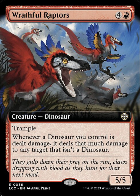 Wrathful Raptors (LCC) (Extended Art) (#56)