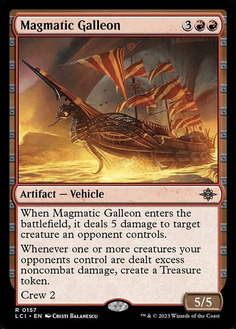 Magmatic Galleon (LCI) (Foil) (#157)