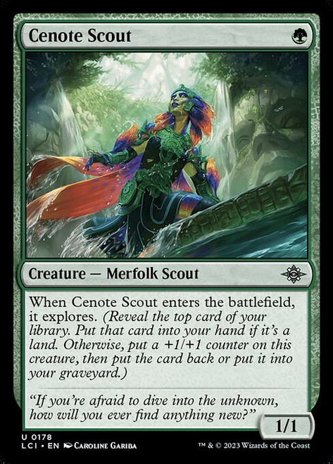 Cenote Scout (LCI) (Foil) (#178)