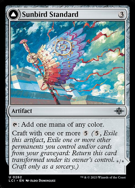 Sunbird Standard // Sunbird Effigy (LCI) (Foil) (#262)