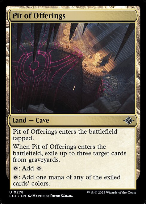 Pit of Offerings (LCI) (Foil) (#278)