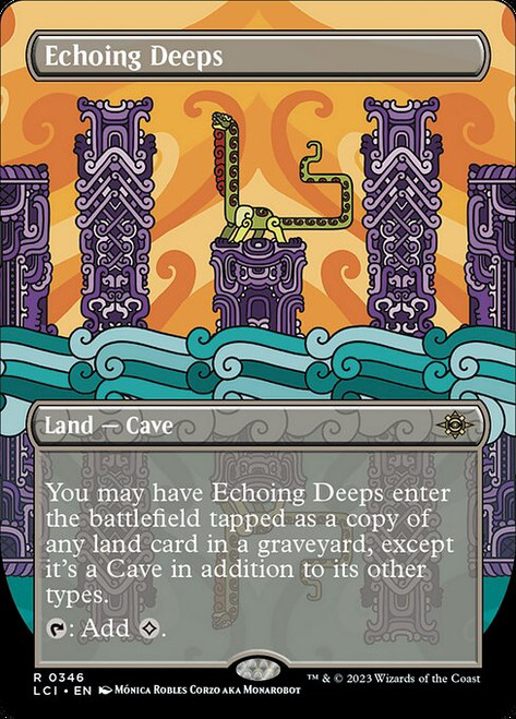 Echoing Deeps (LCI) (Foil) (Borderless) (#346)