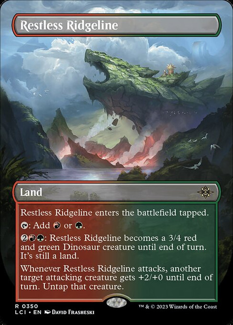 Restless Ridgeline (LCI) (Foil) (Borderless) (#350)