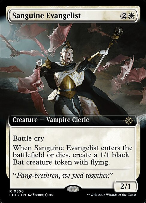 Sanguine Evangelist (LCI) (Foil) (Extended Art) (#356)