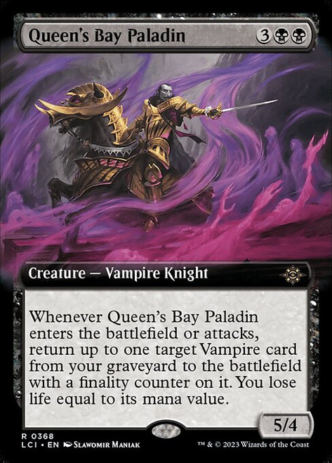 Queen's Bay Paladin (LCI) (Foil) (Extended Art) (#368)