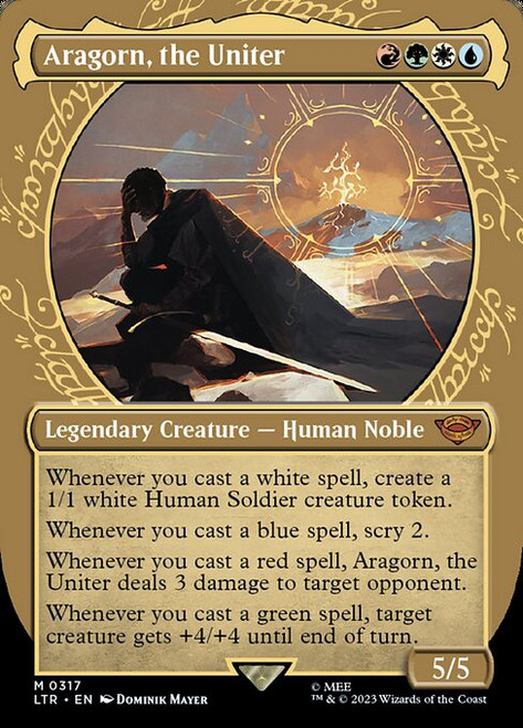 Aragorn, the Uniter (LTR) (Showcase) (#317)
