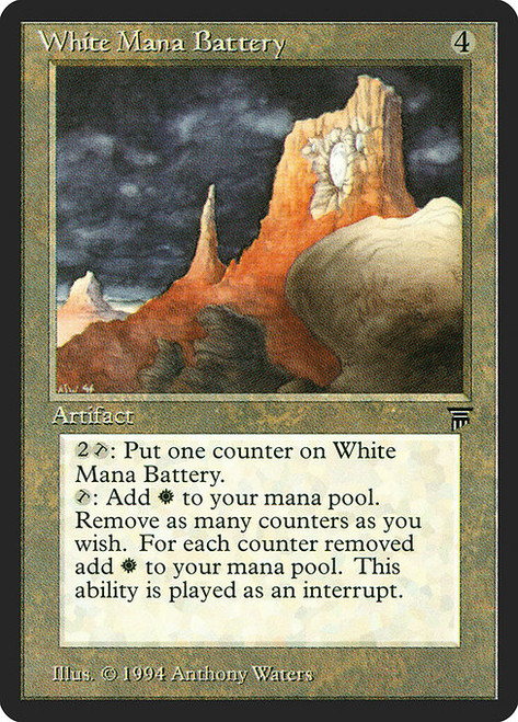 White Mana Battery (LEG) (#299)