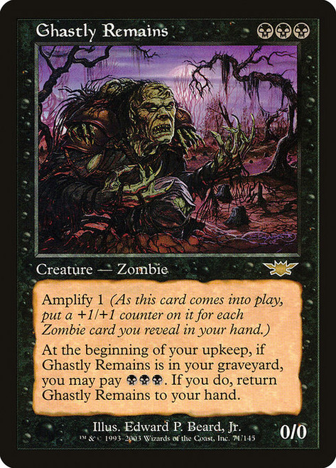 Ghastly Remains (LGN) (Foil) (#71)