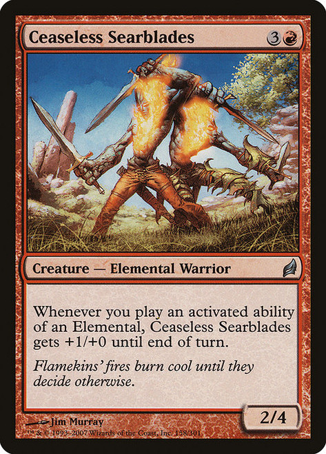 Ceaseless Searblades (LRW) (Foil) (#158)