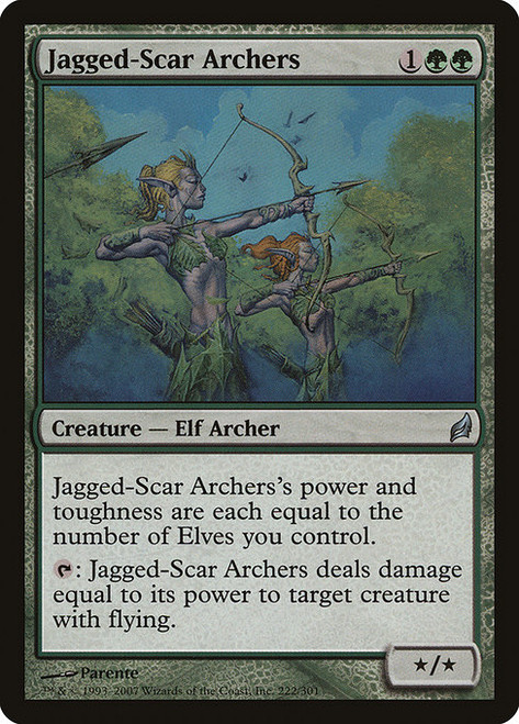 Jagged-Scar Archers (LRW) (Foil) (#222)