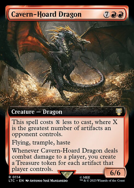 Cavern-Hoard Dragon (LTC) (Extended Art) (#114)