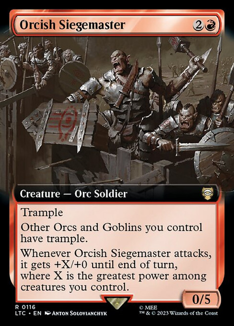 Orcish Siegemaster (LTC) (Extended Art) (#116)