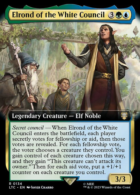 Elrond of the White Council (LTC) (Extended Art) (#134)