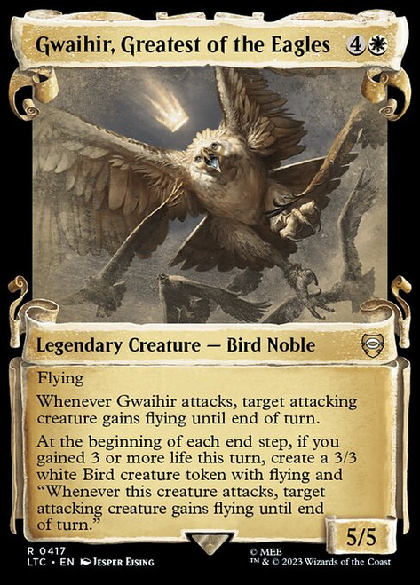 Gwaihir, Greatest of the Eagles (LTC) (Silver Foil) (Showcase) (#417)