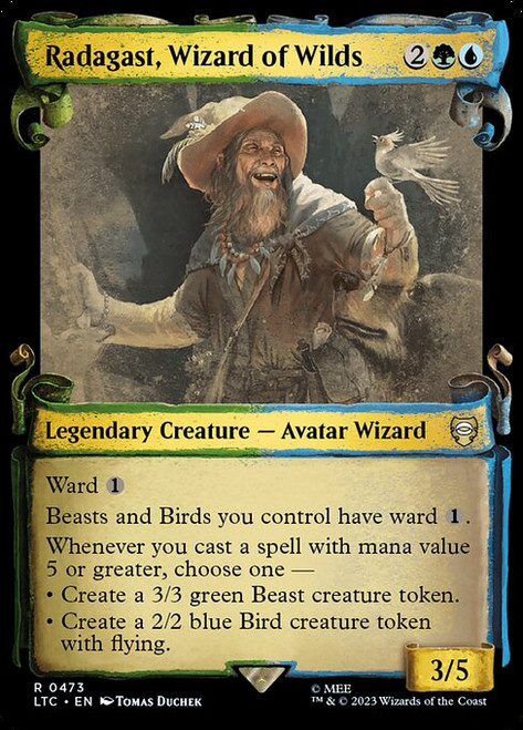 Radagast, Wizard of Wilds (LTC) (Silver Foil) (Showcase) (#473)