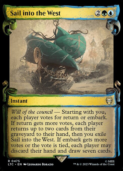 Sail into the West (LTC) (Silver Foil) (Showcase) (#475)