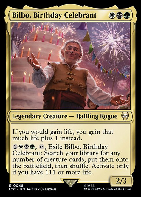 Bilbo, Birthday Celebrant (LTC) (#48)