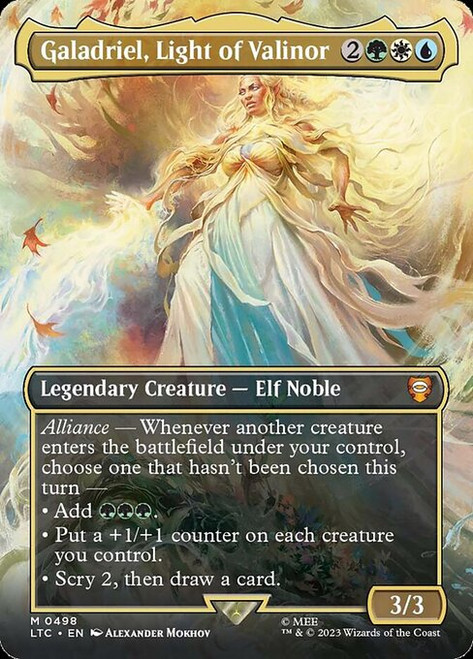 Galadriel, Light of Valinor (LTC) (Borderless) (#498)