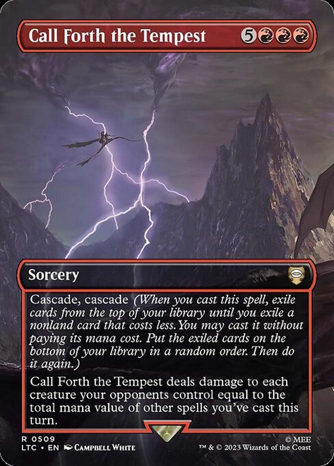 Call Forth the Tempest (LTC) (Foil) (Borderless) (#509)