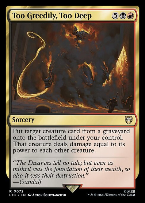 Too Greedily, Too Deep (LTC) (#72)